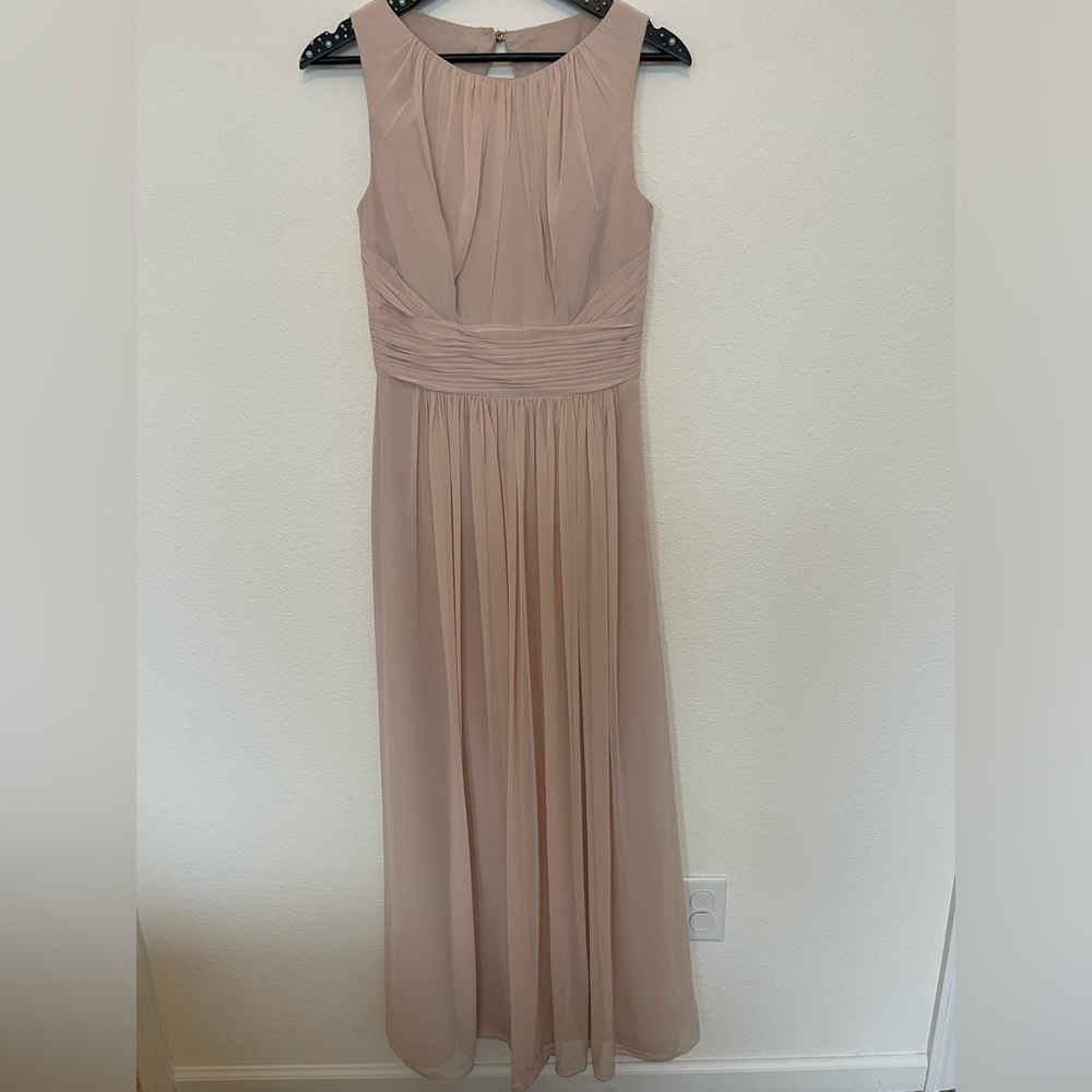 After Six Formal Beige Maxi Dress